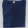 Playera tejida  texturizada color azul petroleo